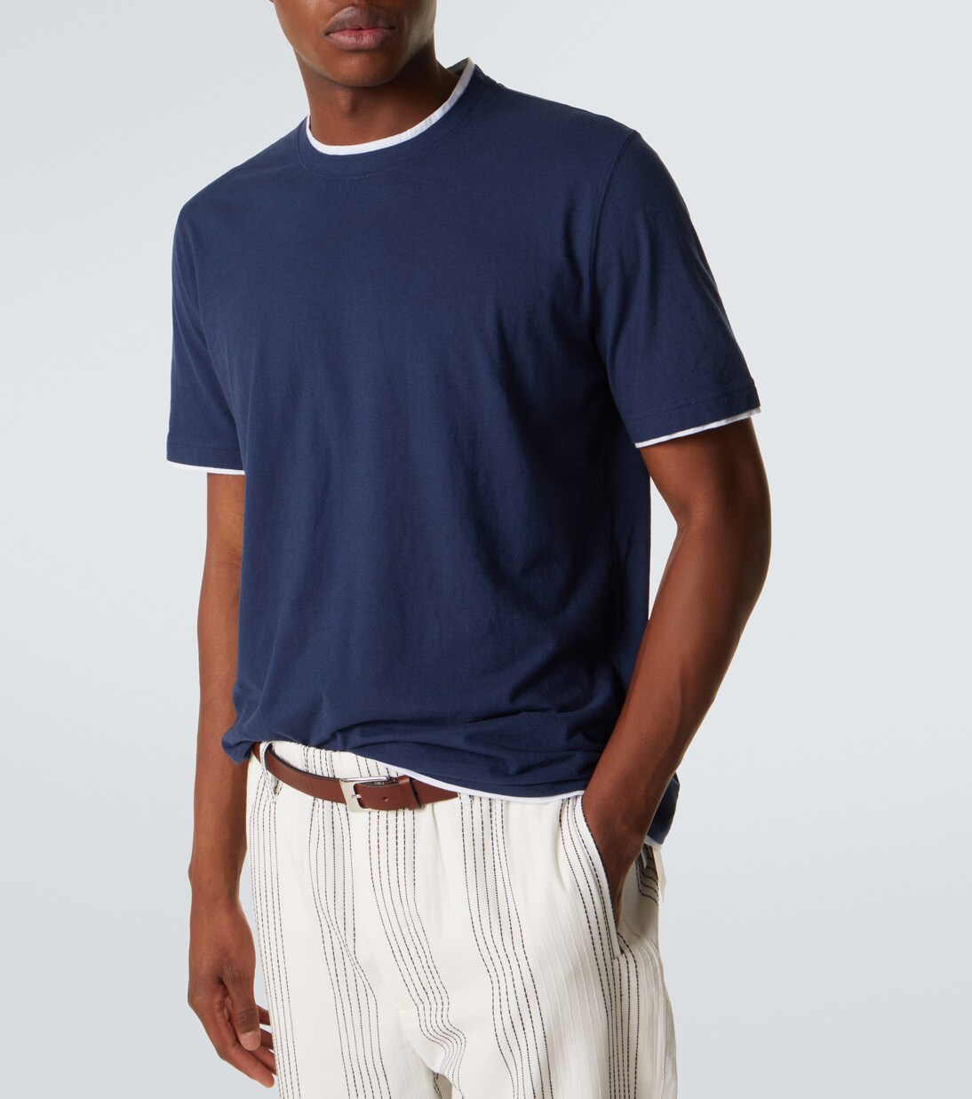 T-Shirt aus Baumwoll-Jersey | Fedeli
