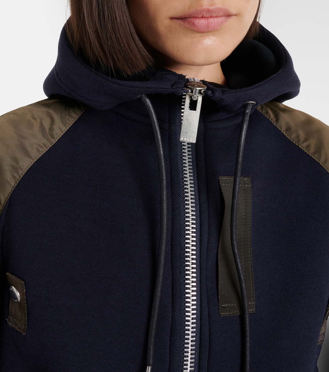 Cotton-blend and twill jacket | Sacai