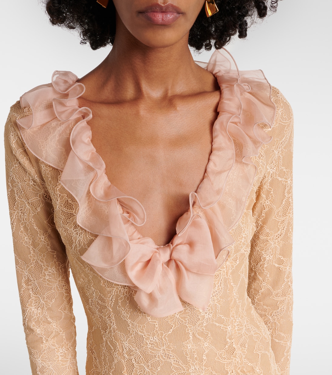 Midikleid aus Spitze | Alessandra Rich