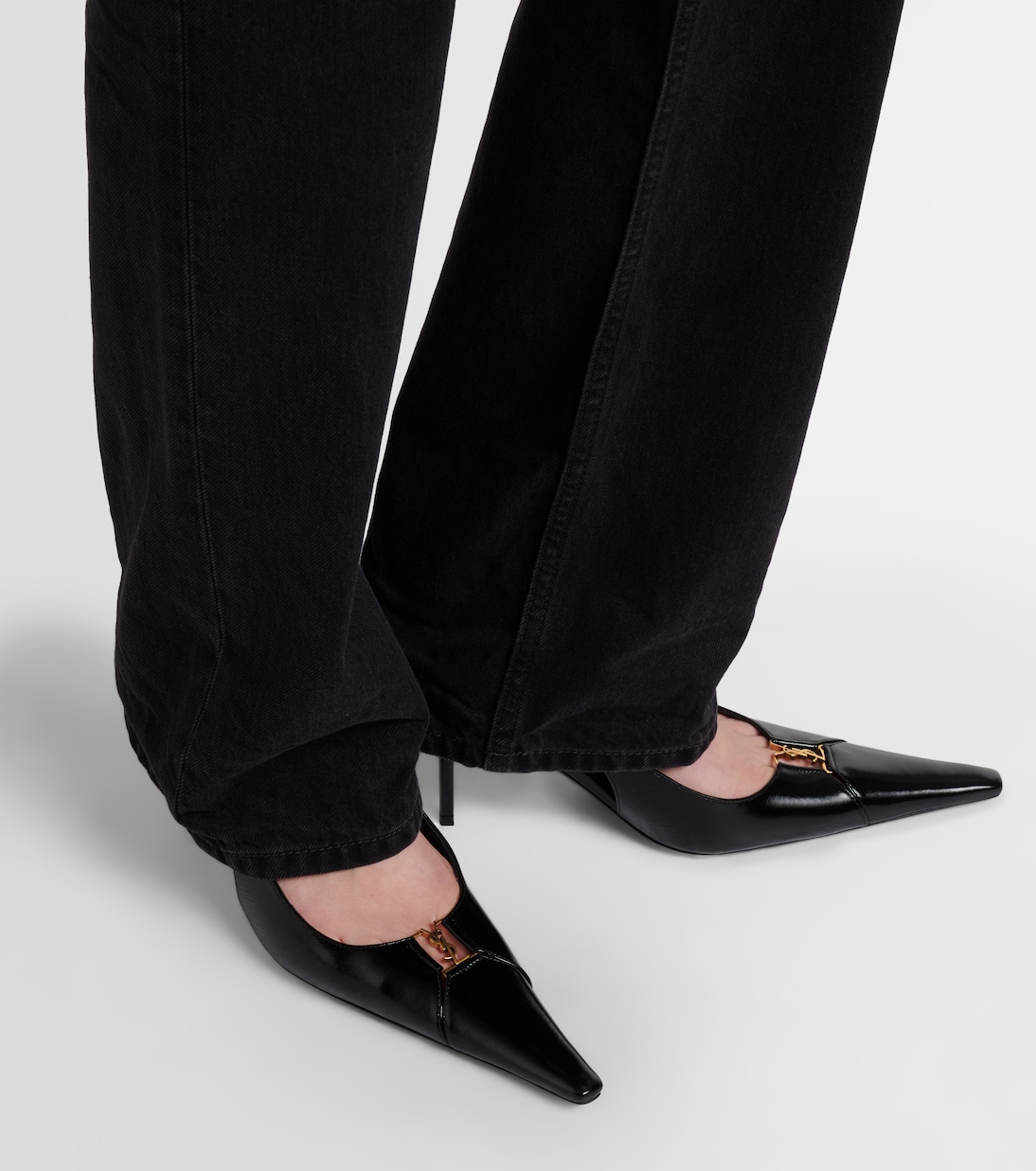 Babylone Breteuil 75 slingback pumps | Saint Laurent