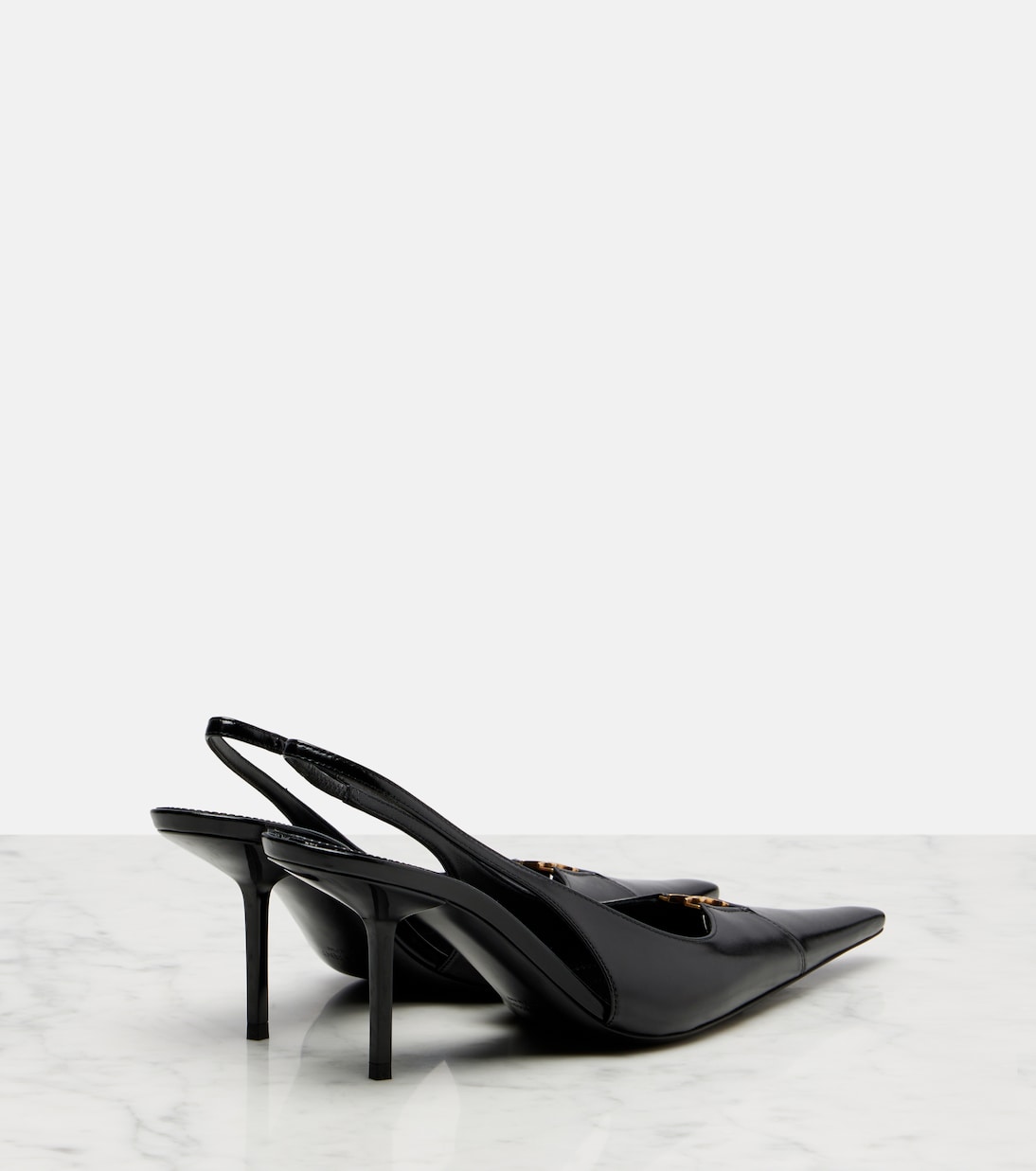 Babylone Breteuil 75 slingback pumps | Saint Laurent