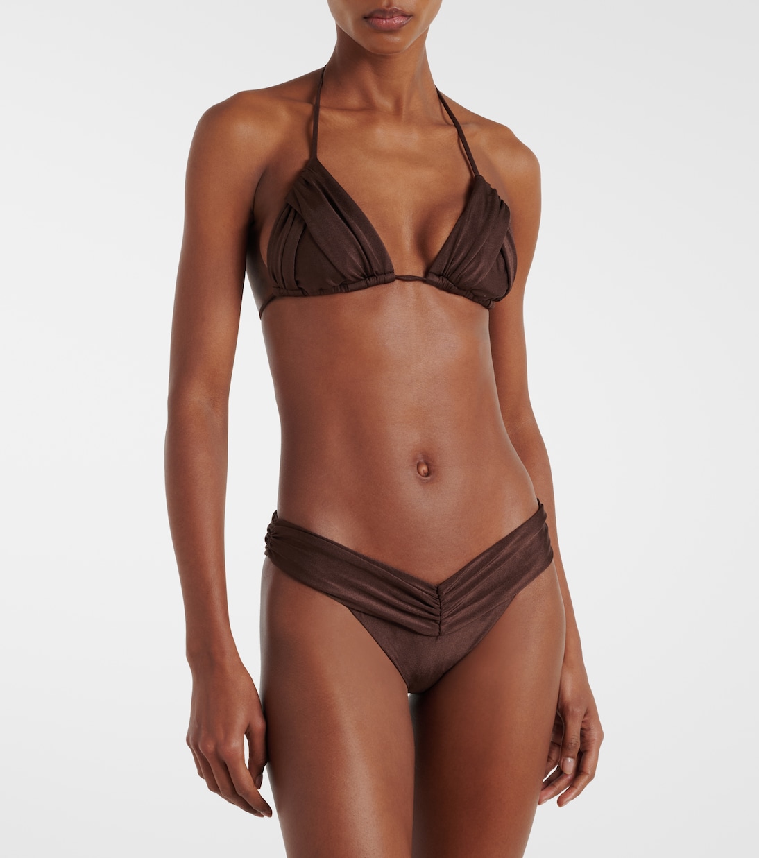 Jasmin gathered bikini top | Bananhot