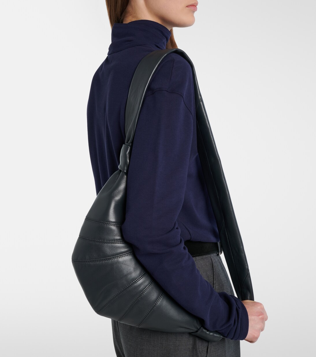 Croissant Small leather bag | Lemaire