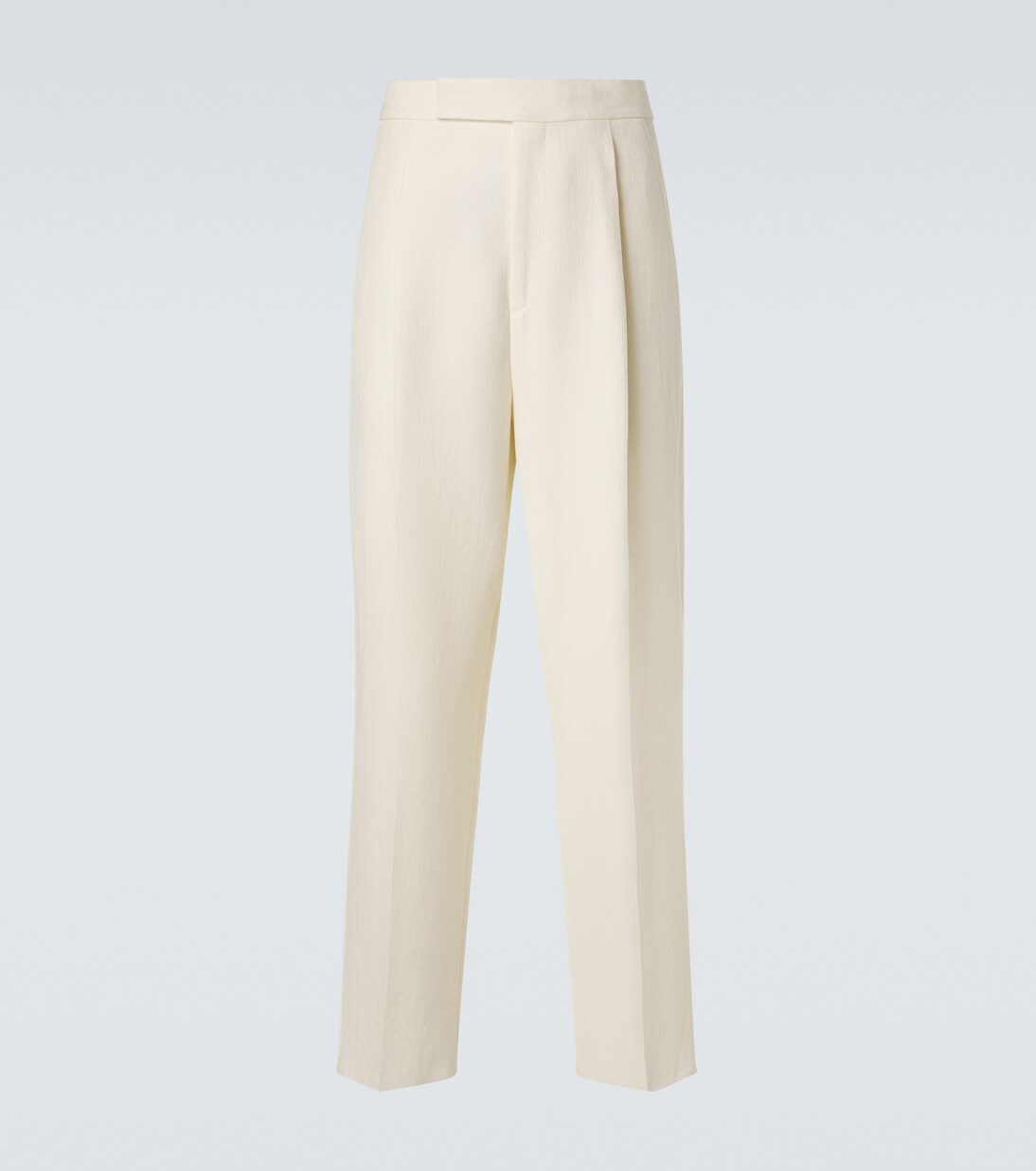 Wool and linen straight pants | Zegna