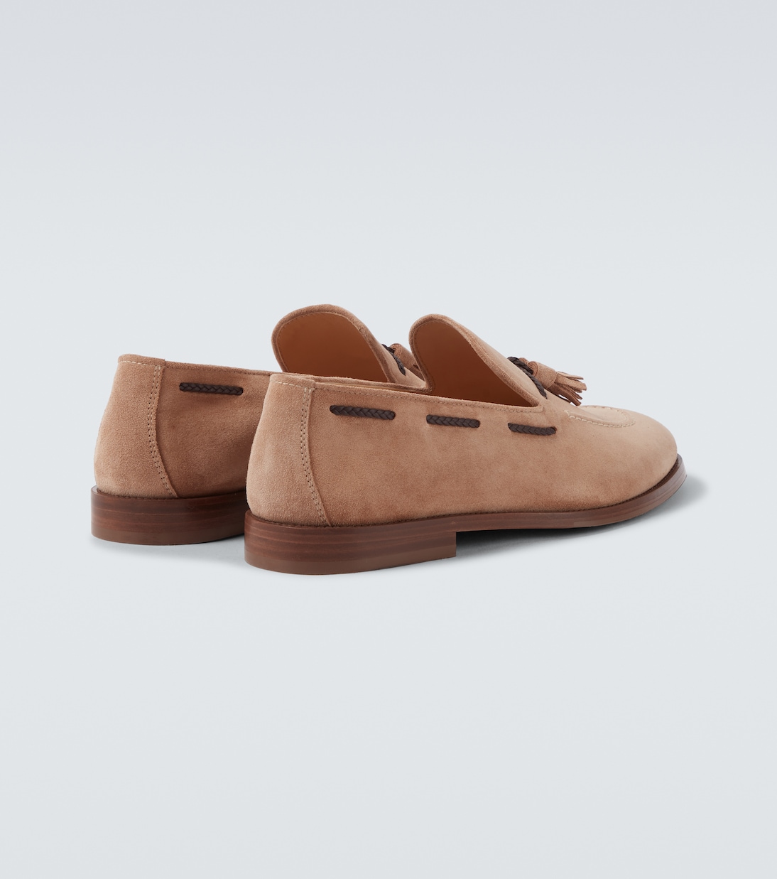 Loafers aus Veloursleder | Brunello Cucinelli