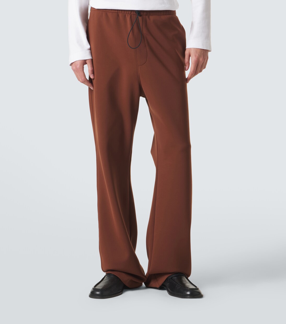 Pantalones rectos de jersey | Acne Studios