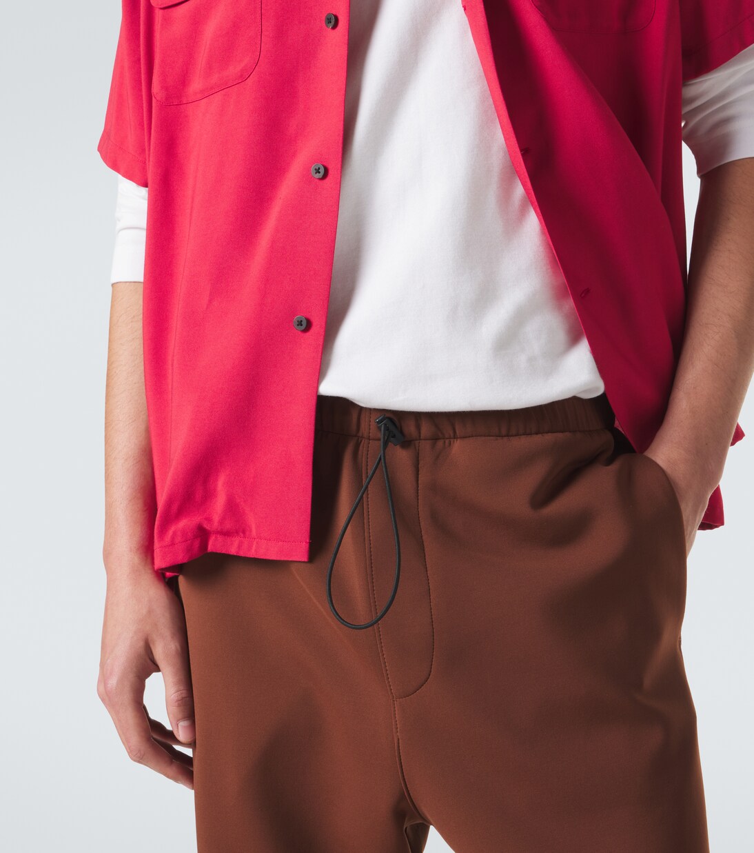 Pantalones rectos de jersey | Acne Studios