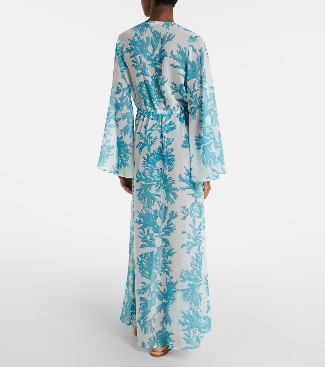Chloe floral georgette kaftan | Alexandra Miro