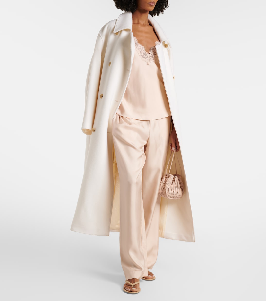 Silk twill wide-leg pants | Róhe