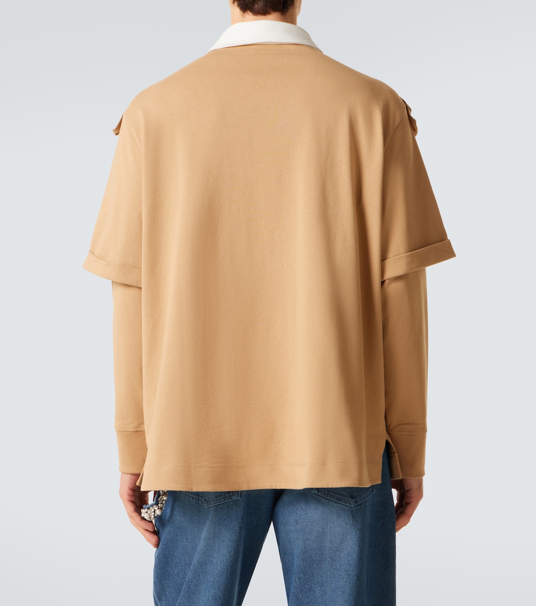 Ruffled cotton polo shirt | Simone Rocha