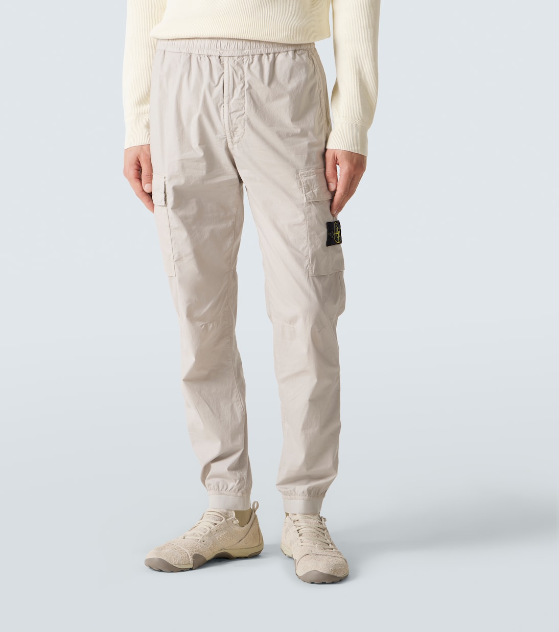 Compass cotton-blend cargo pants | Stone Island