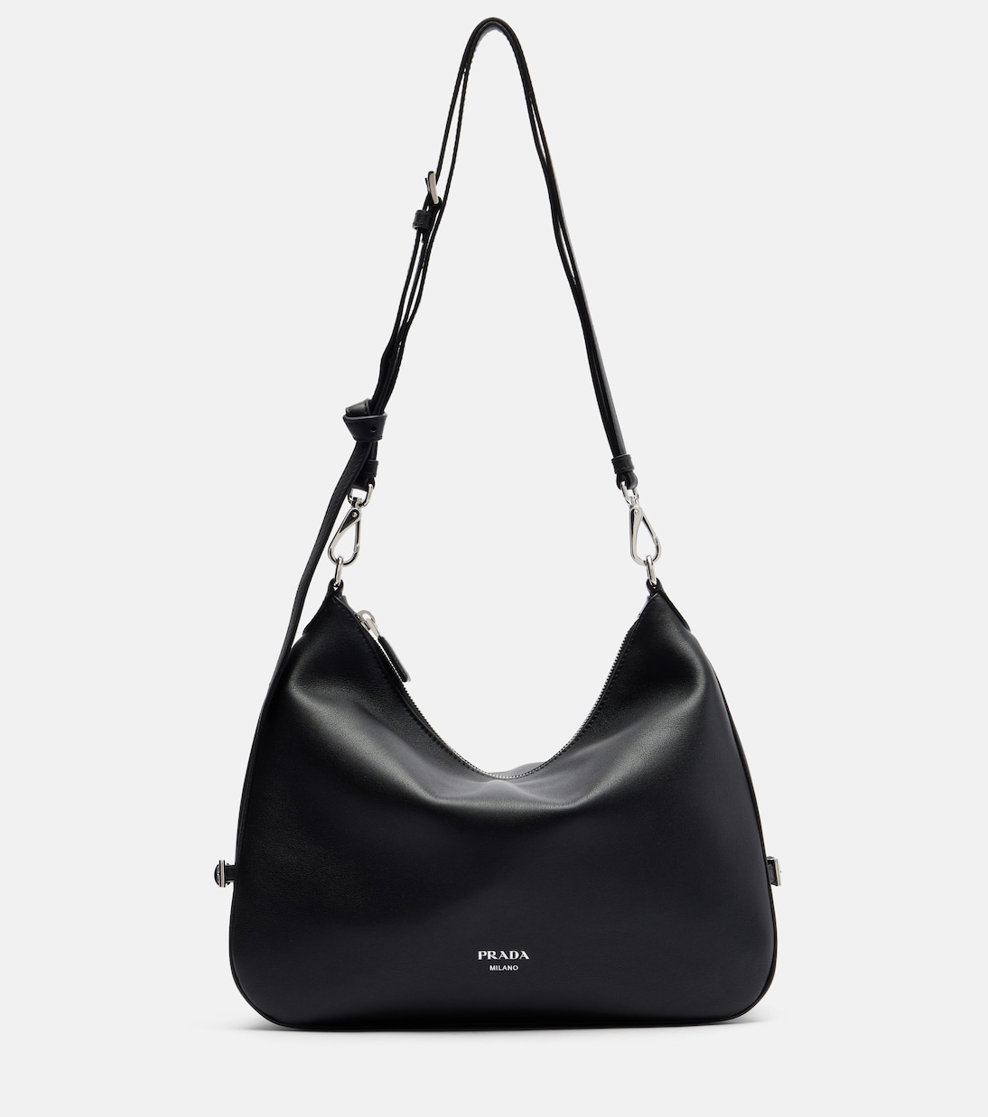 Aimee Large leather shoulder bag | Prada