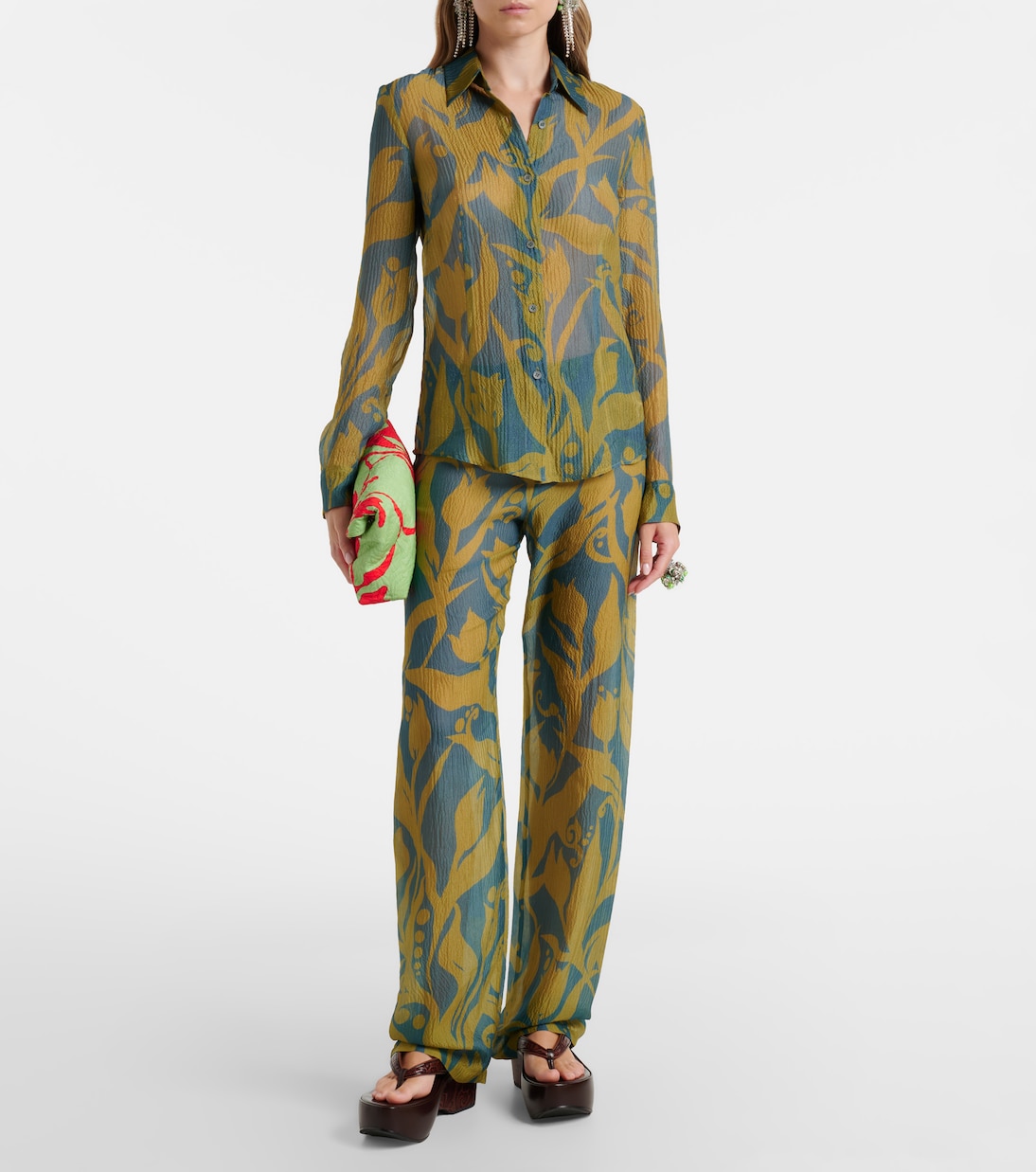 Hemd aus Seide | Dries Van Noten