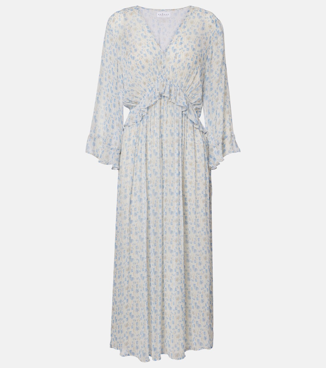 Robe longue Aerin à fleurs | Velvet