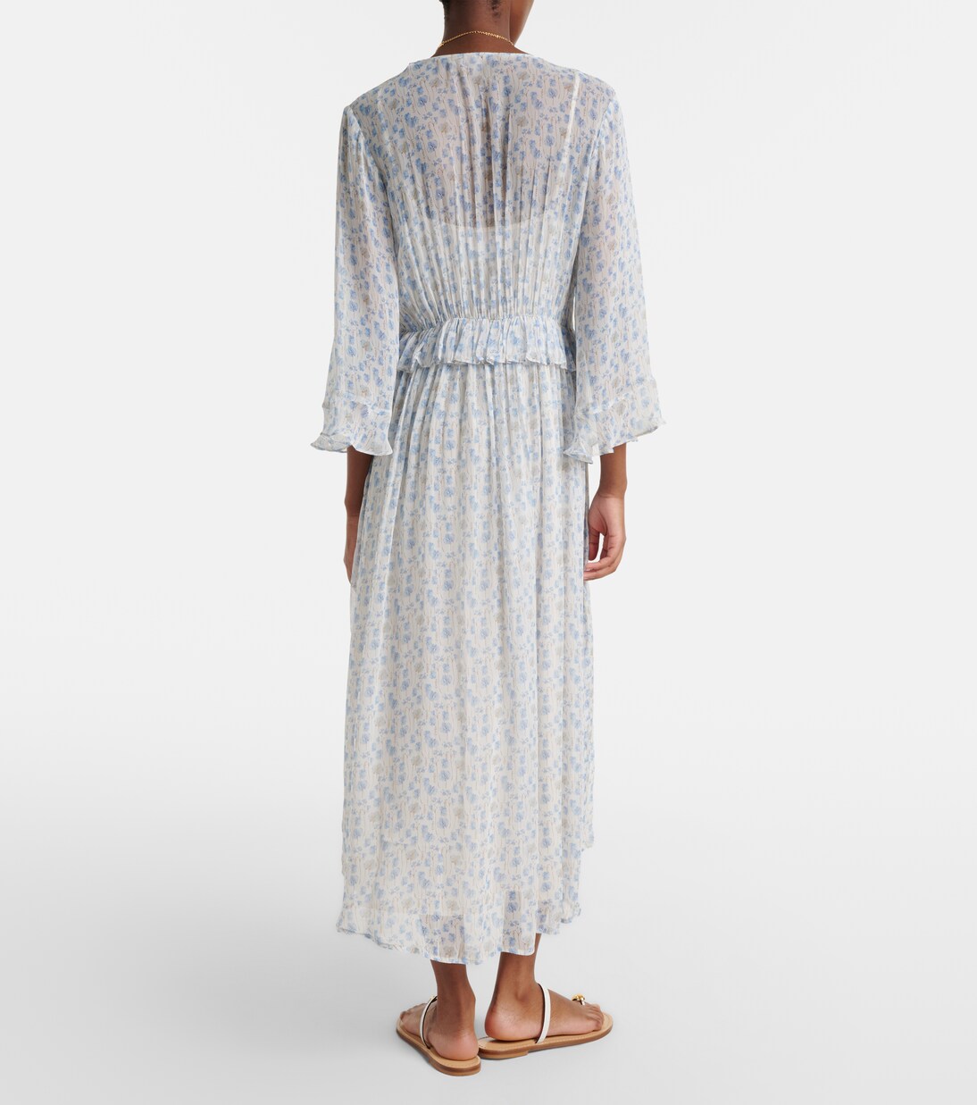 Robe longue Aerin à fleurs | Velvet