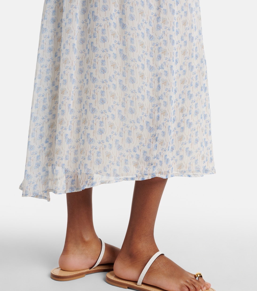 Robe longue Aerin à fleurs | Velvet