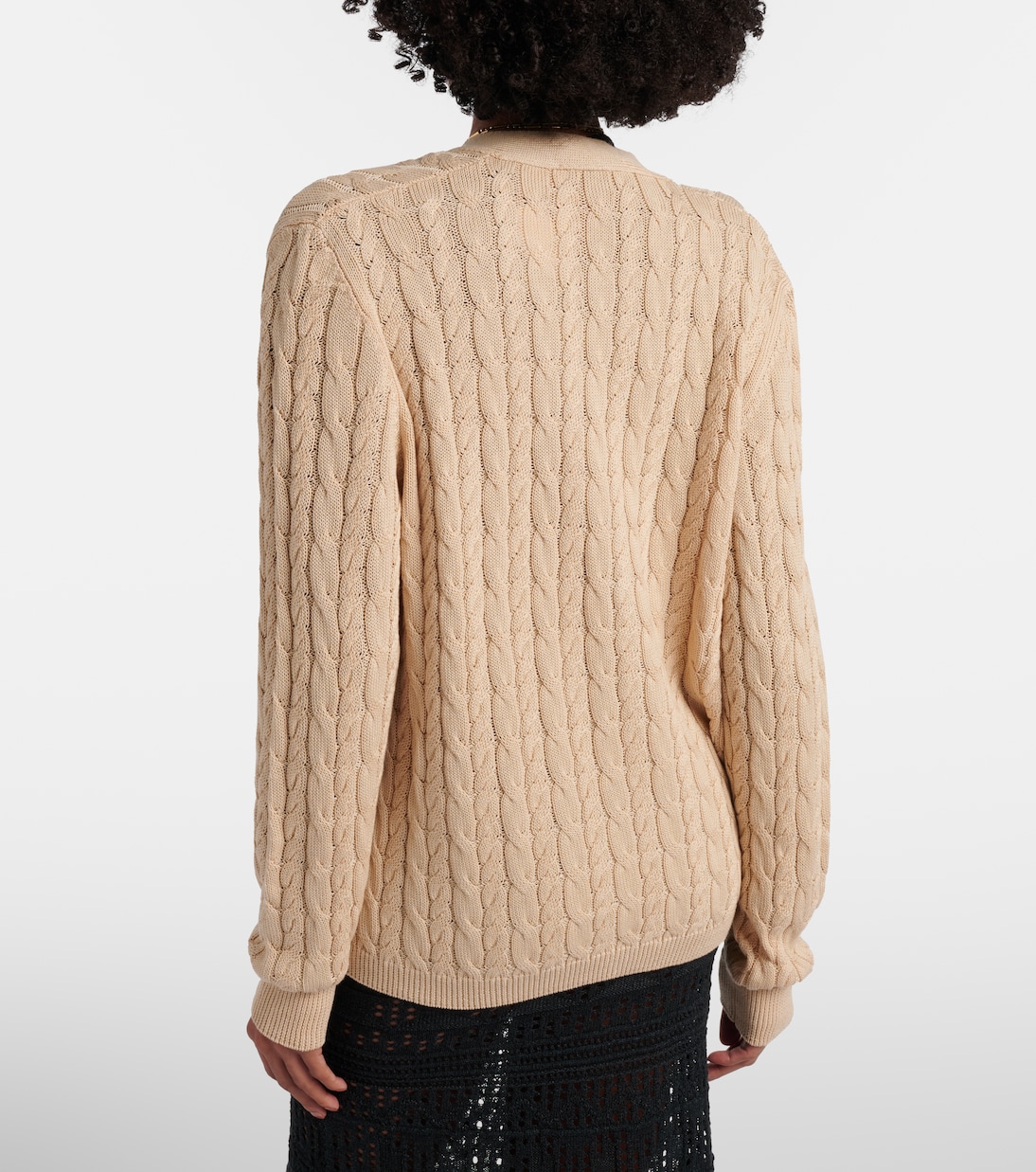 Ket cable-knit cotton cardigan | Blazé Milano