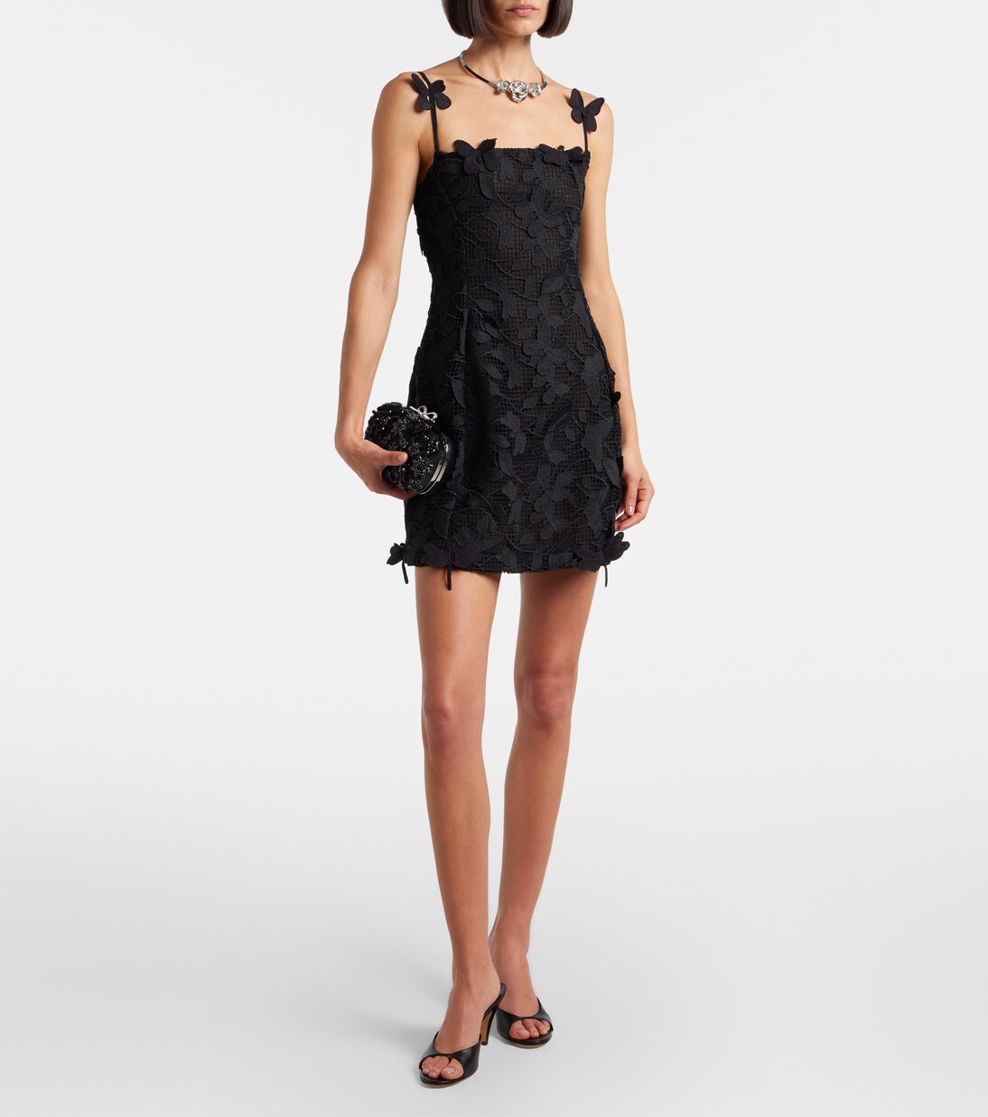 Embroidered lace minidress | Blumarine