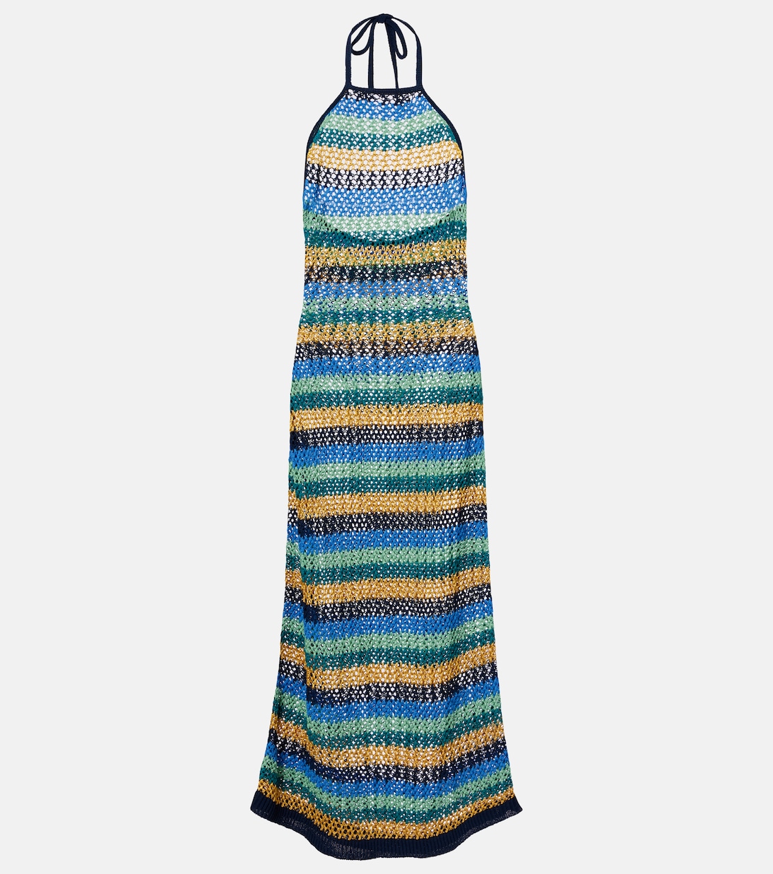 Striped cotton-blend maxi dress | Etro