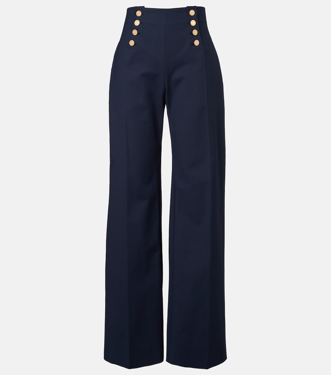 Alba cotton-blend wide-leg pants | Carolina Herrera