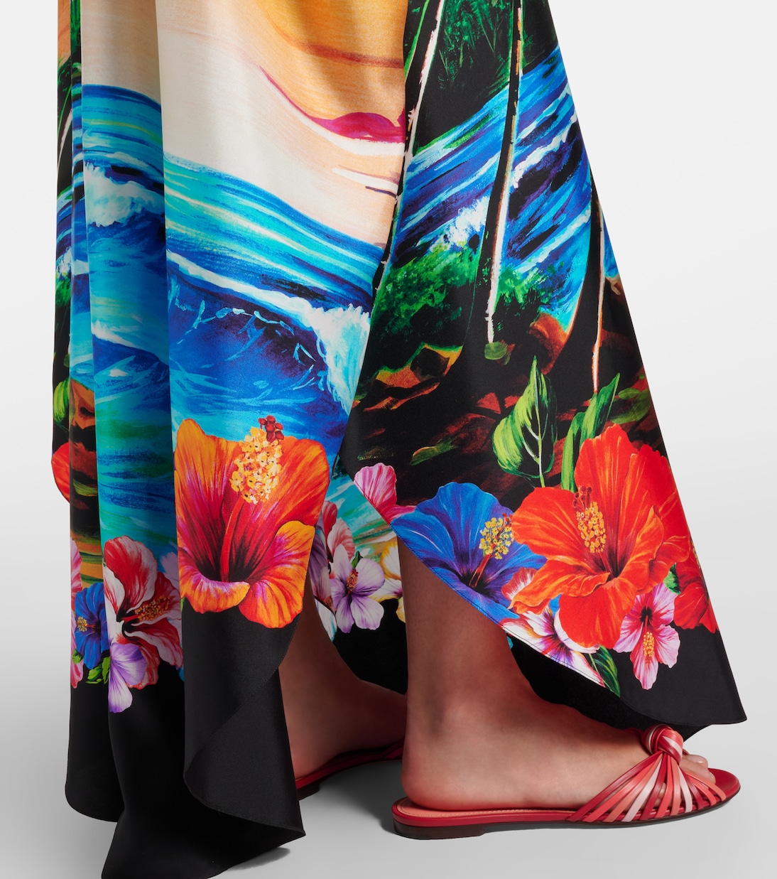 Caftán de seda estampado | Dolce&Gabbana