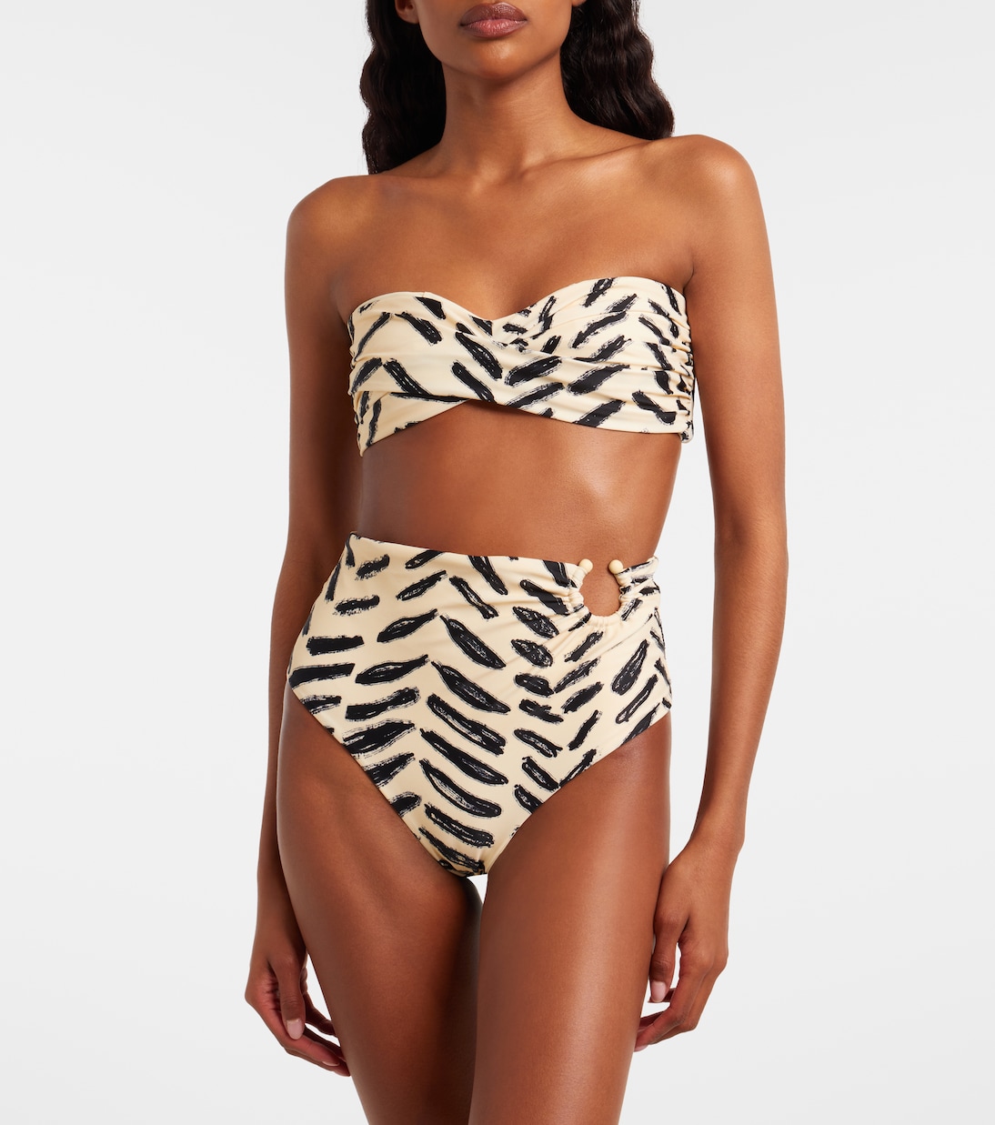Slip bikini con stampa | Johanna Ortiz