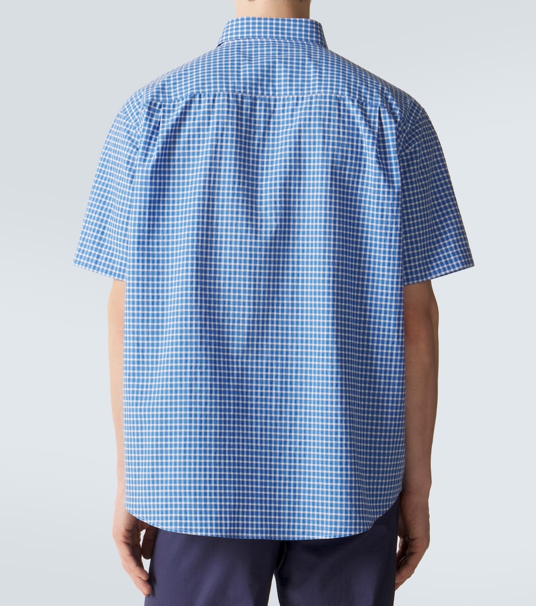 Paula's Ibiza checked cotton-blend shirt | Loewe