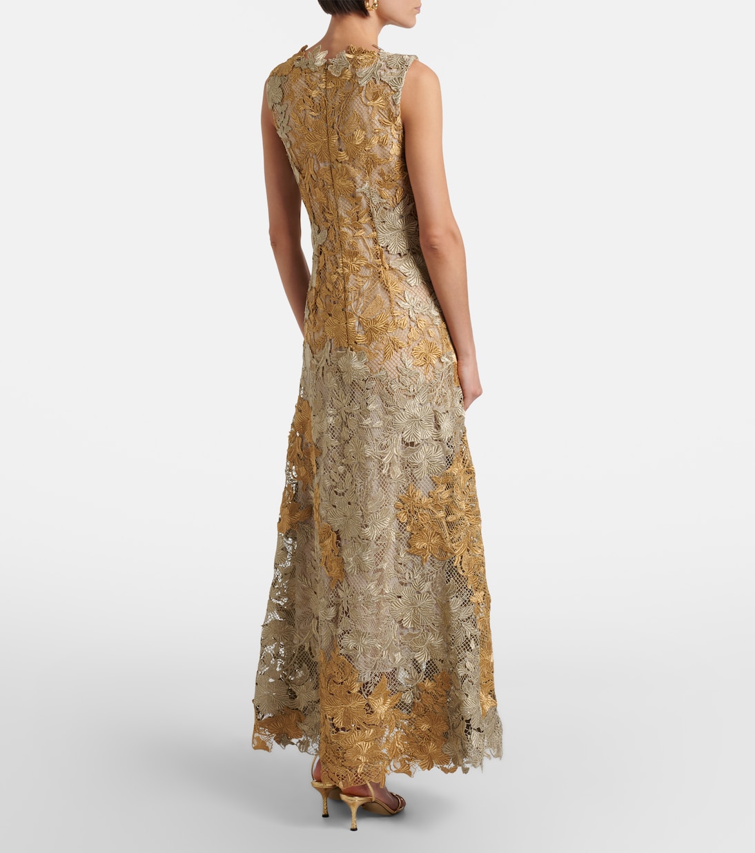 Guipure lace cocktail dress | Oscar de la Renta