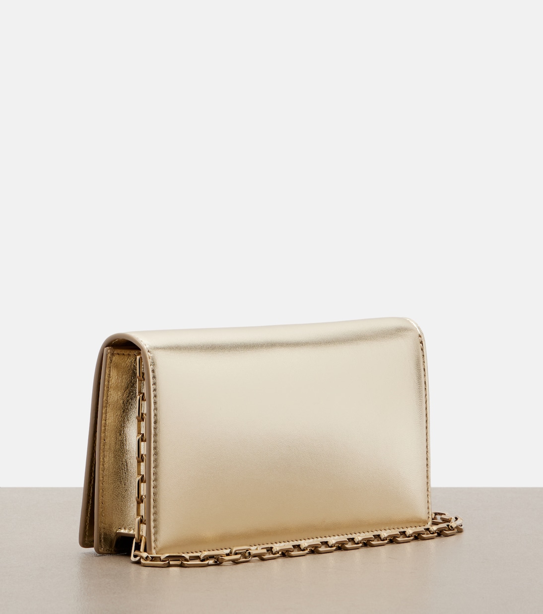 Bettina Small metallic leather clutch | Christian Louboutin