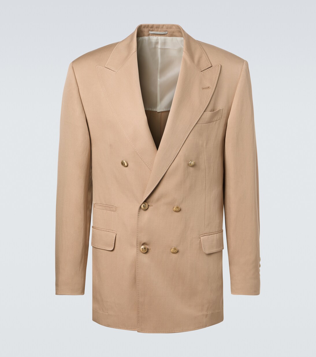 Silk and linen blazer | Brunello Cucinelli