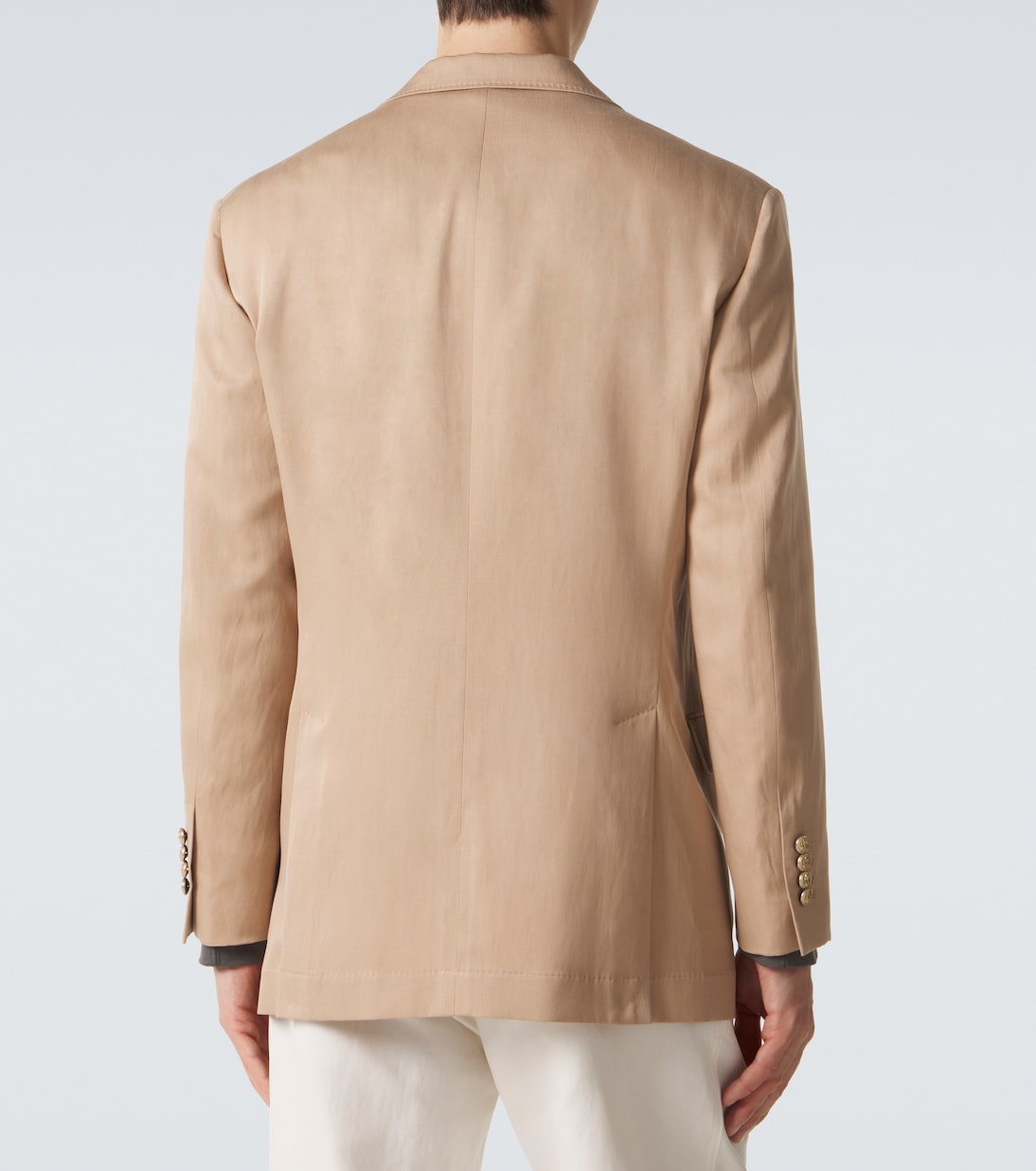 Silk and linen blazer | Brunello Cucinelli