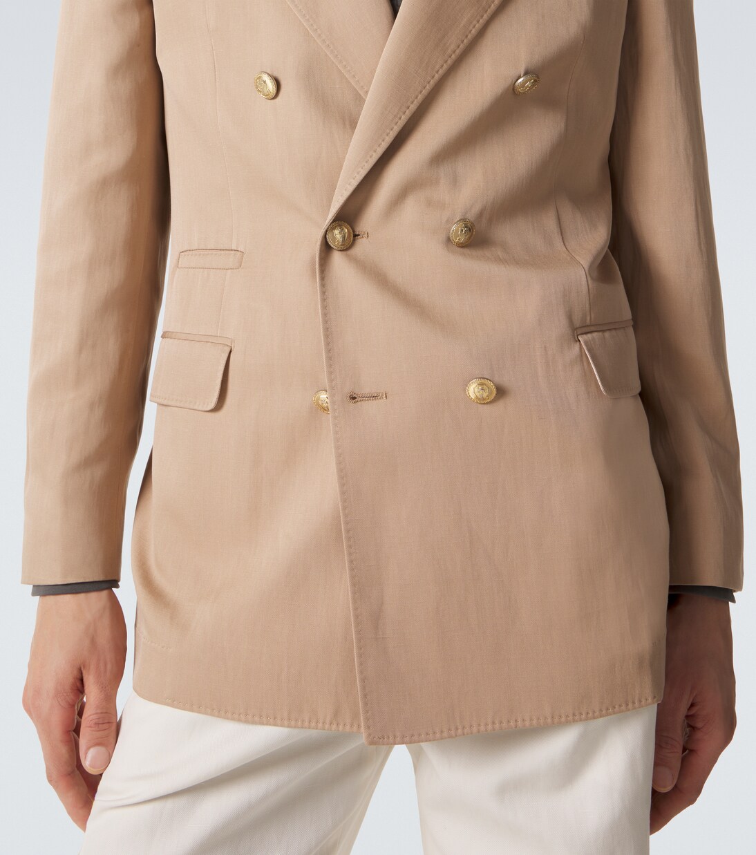 Silk and linen blazer | Brunello Cucinelli