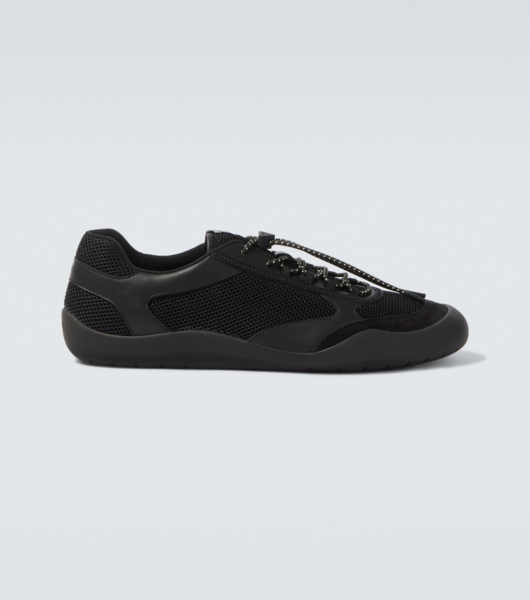 Speedrock leather-trimmed sneakers | Prada