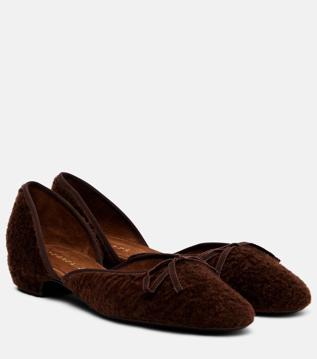 24/7 shearling ballet flats | Herbert Levine
