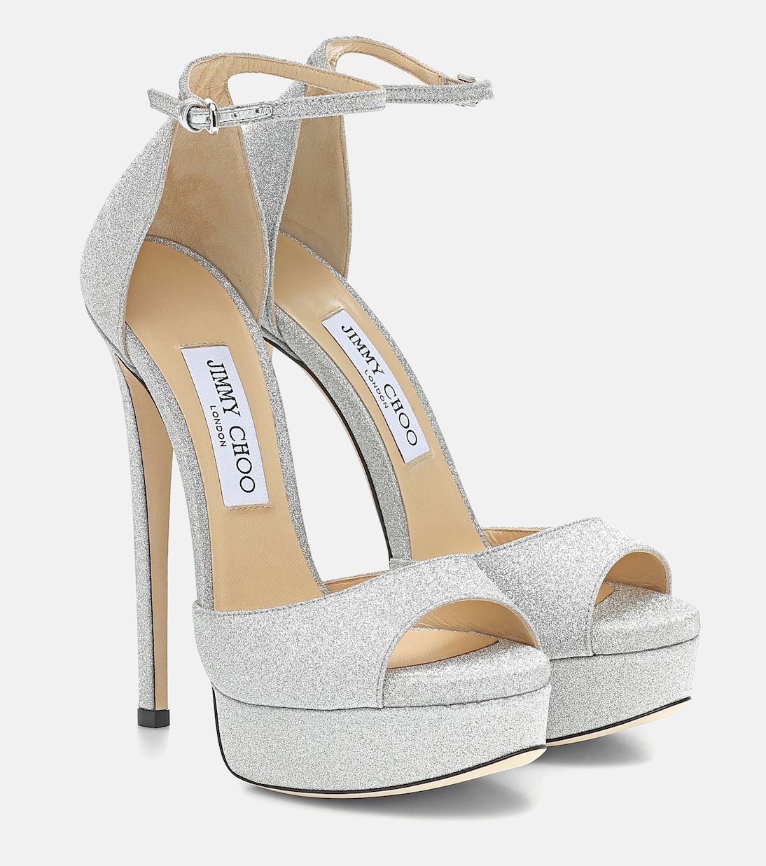 Max 150 glitter sandals | Jimmy Choo