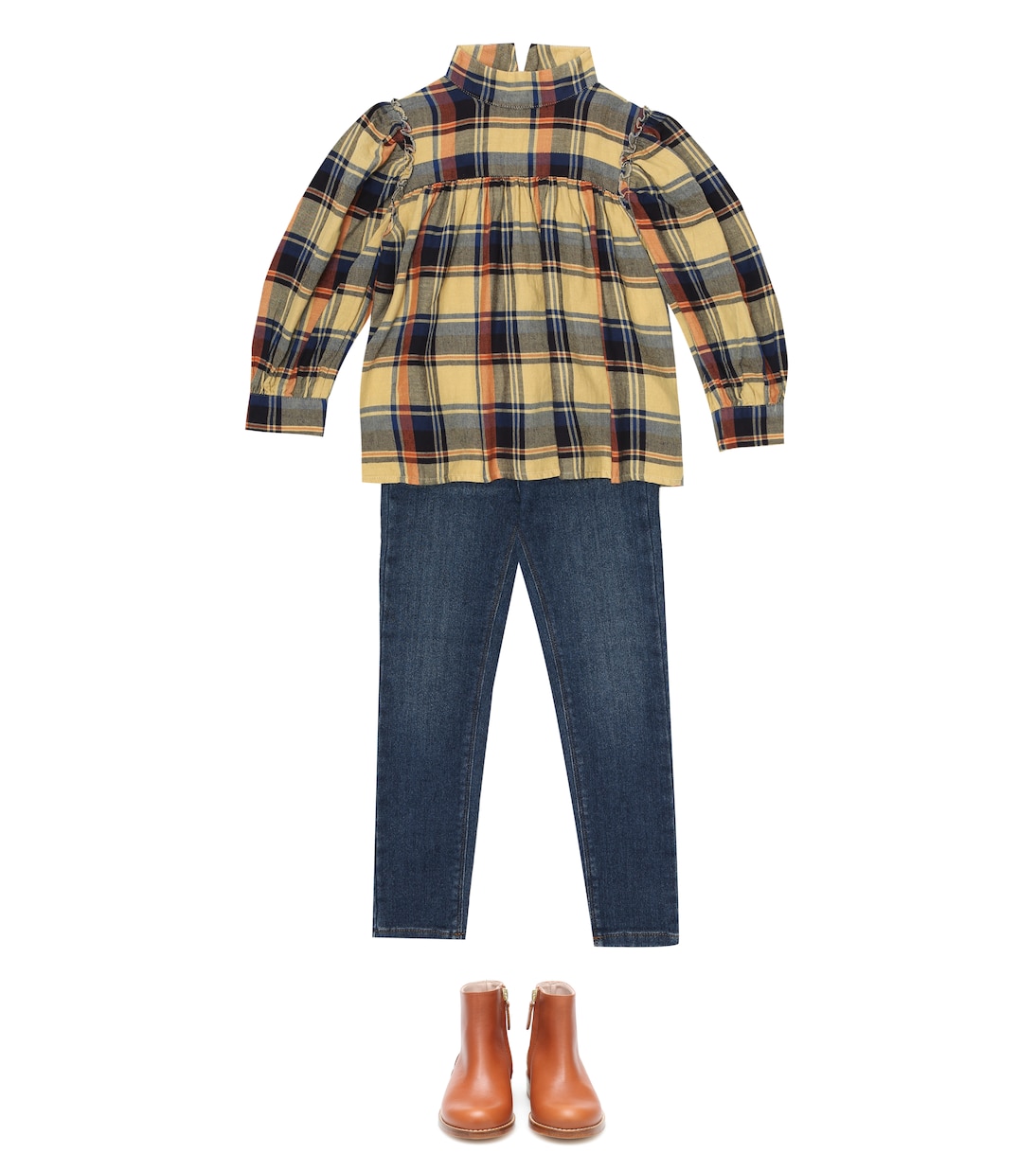 Martha checked cotton top | Morley