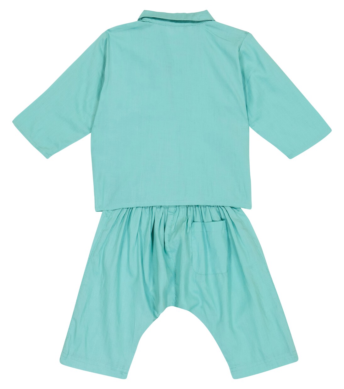 Baby Set Manta Ray aus Hemd und Hose | Caramel