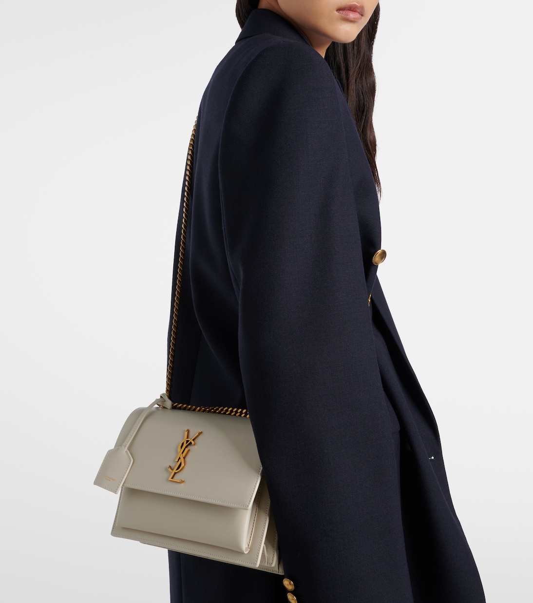 Sunset Medium leather shoulder bag | Saint Laurent