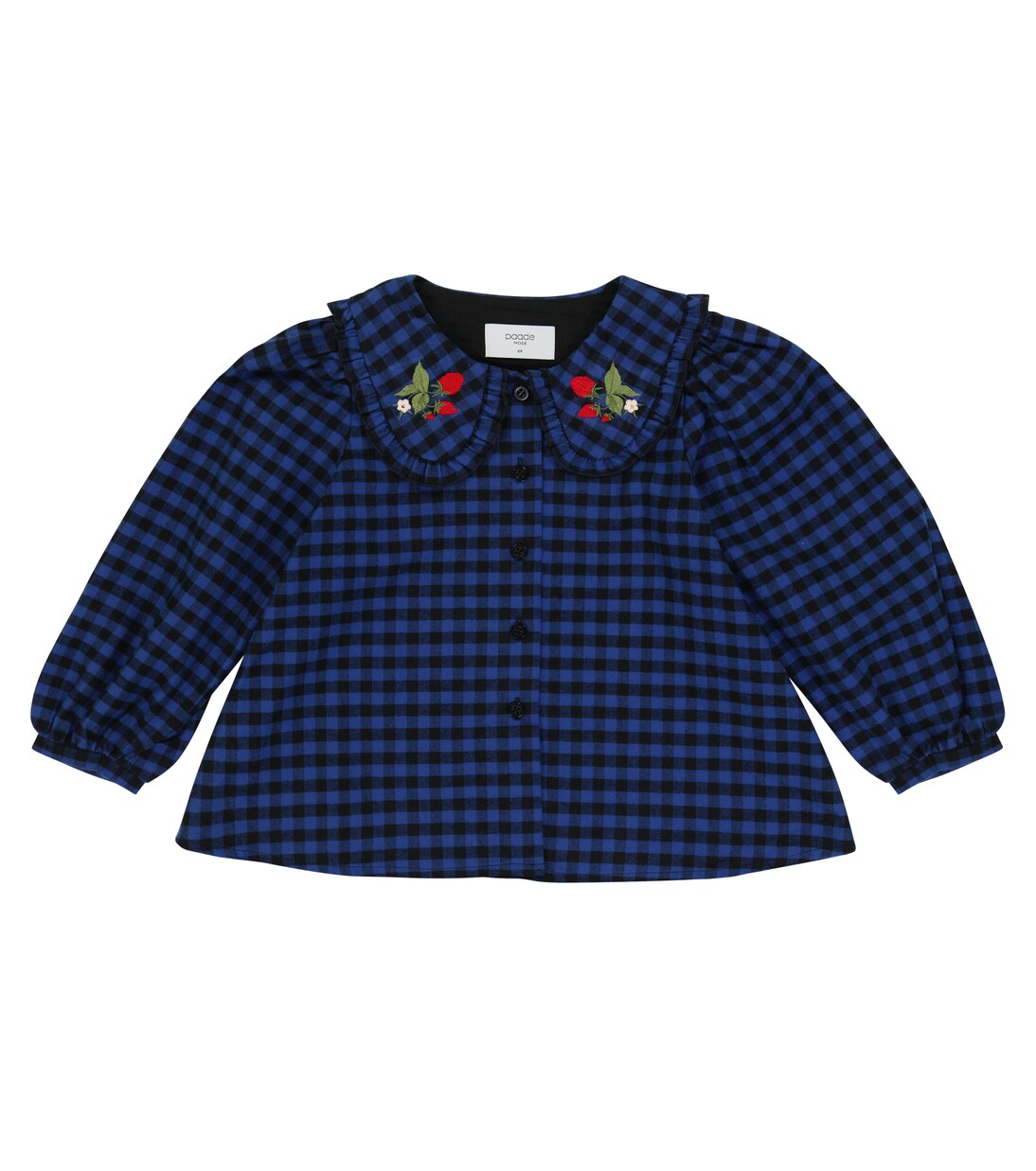 Checked cotton flannel shirt | Paade Mode