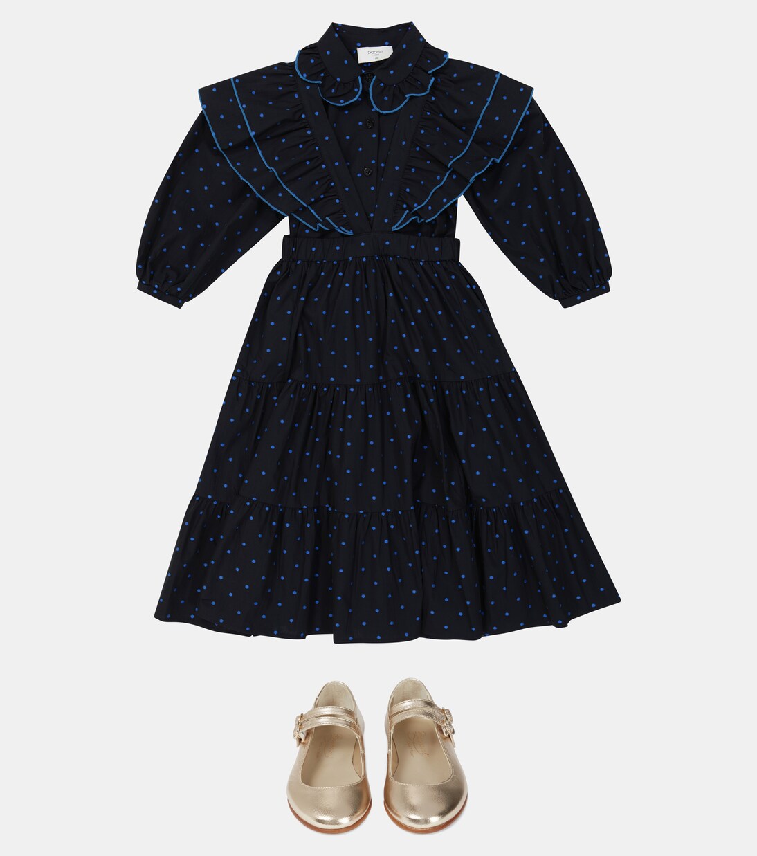 Polka-dot cotton-blend skirt | Paade Mode