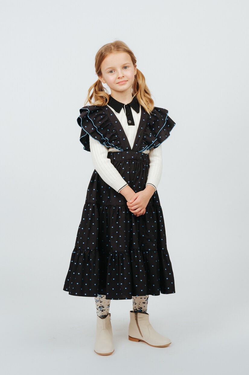 Polka-dot cotton-blend skirt | Paade Mode