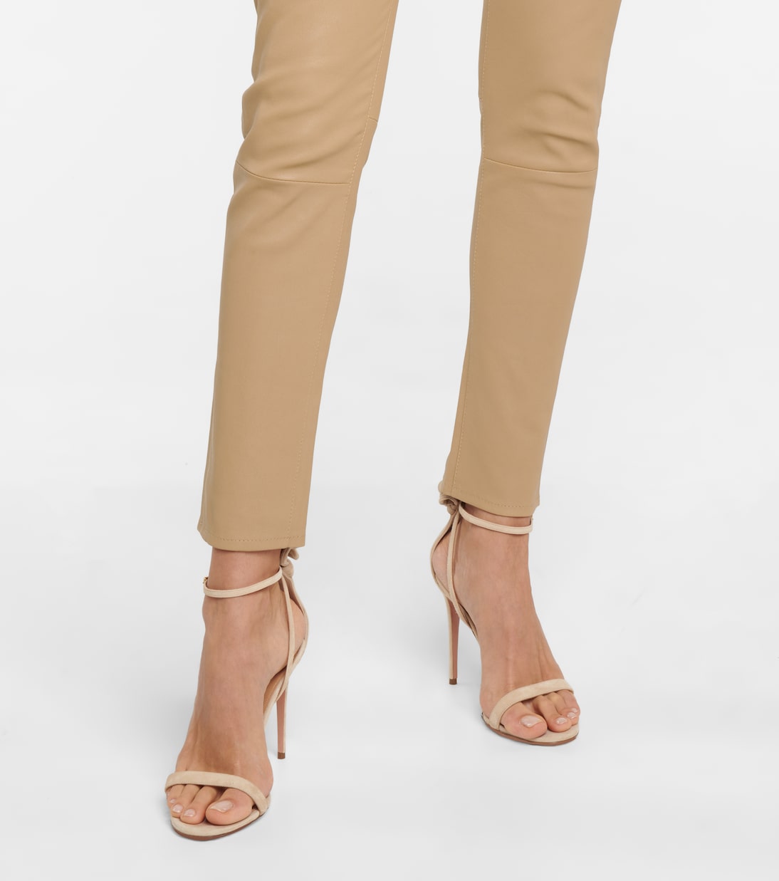 High-Rise-Hose aus Leder | Polo Ralph Lauren