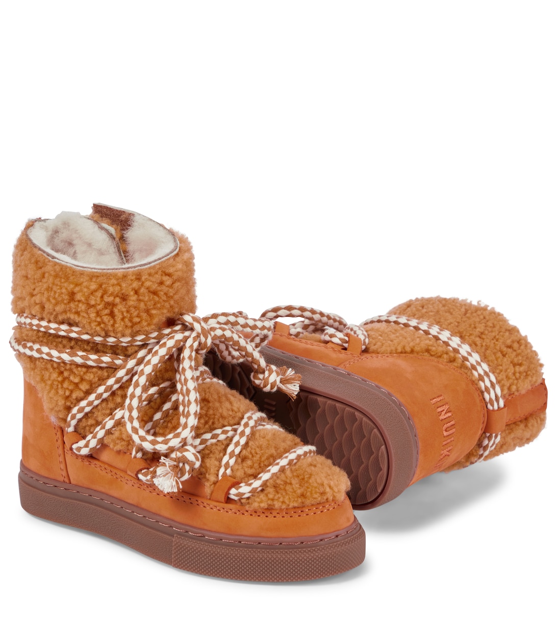 Sneaker shearling and suede boots | Inuikii Kids