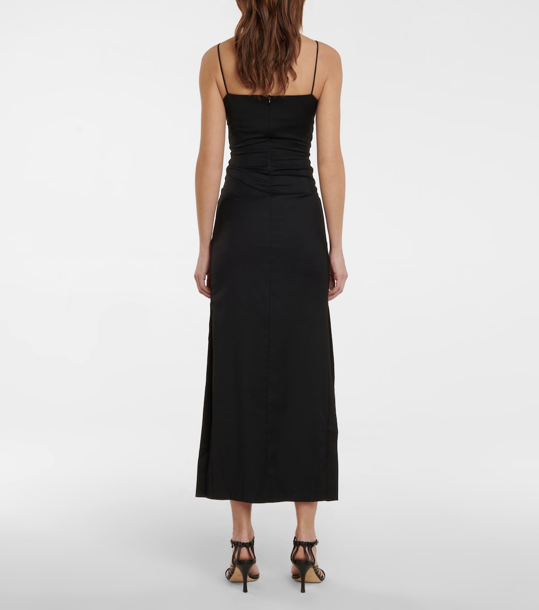 Robe longue en laine | Christopher Esber