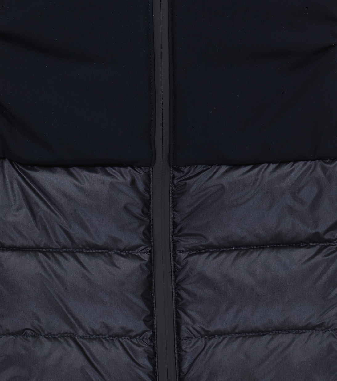 Paneled hooded down vest | Il Gufo