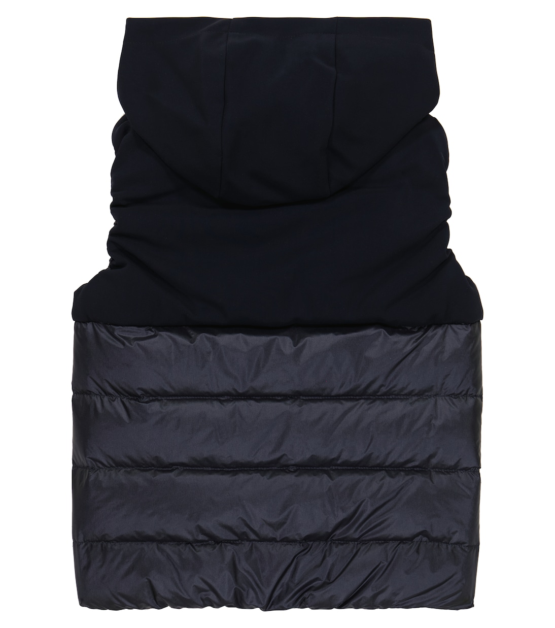 Paneled hooded down vest | Il Gufo
