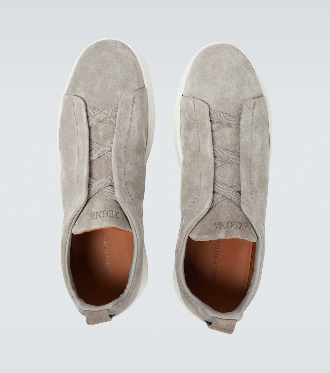 Sneakers Triple Stitch aus Veloursleder | Zegna