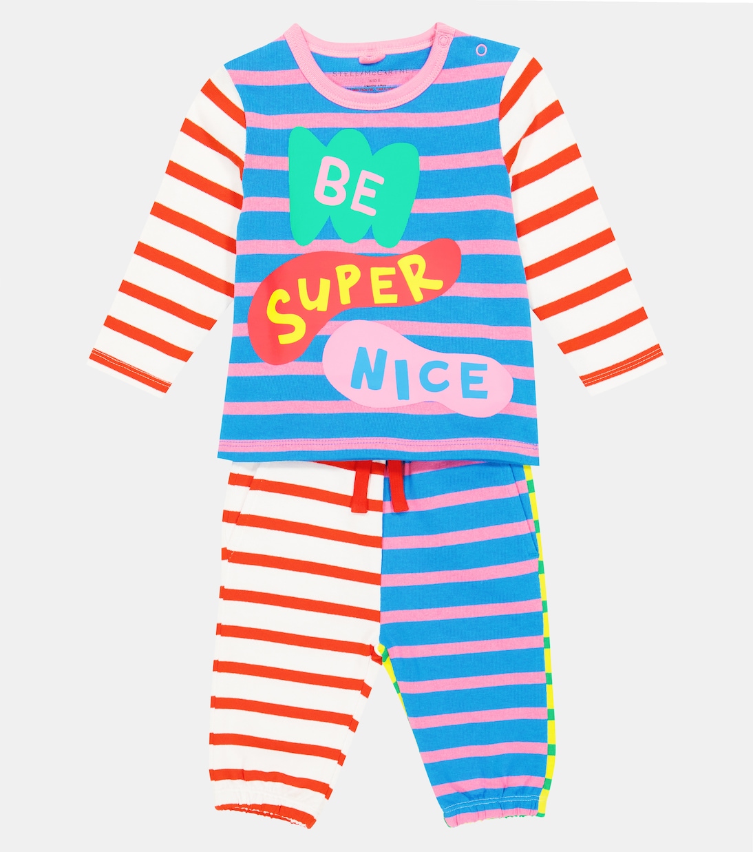 婴幼儿 — 棉质针织上衣与运动裤 | Stella McCartney Kids