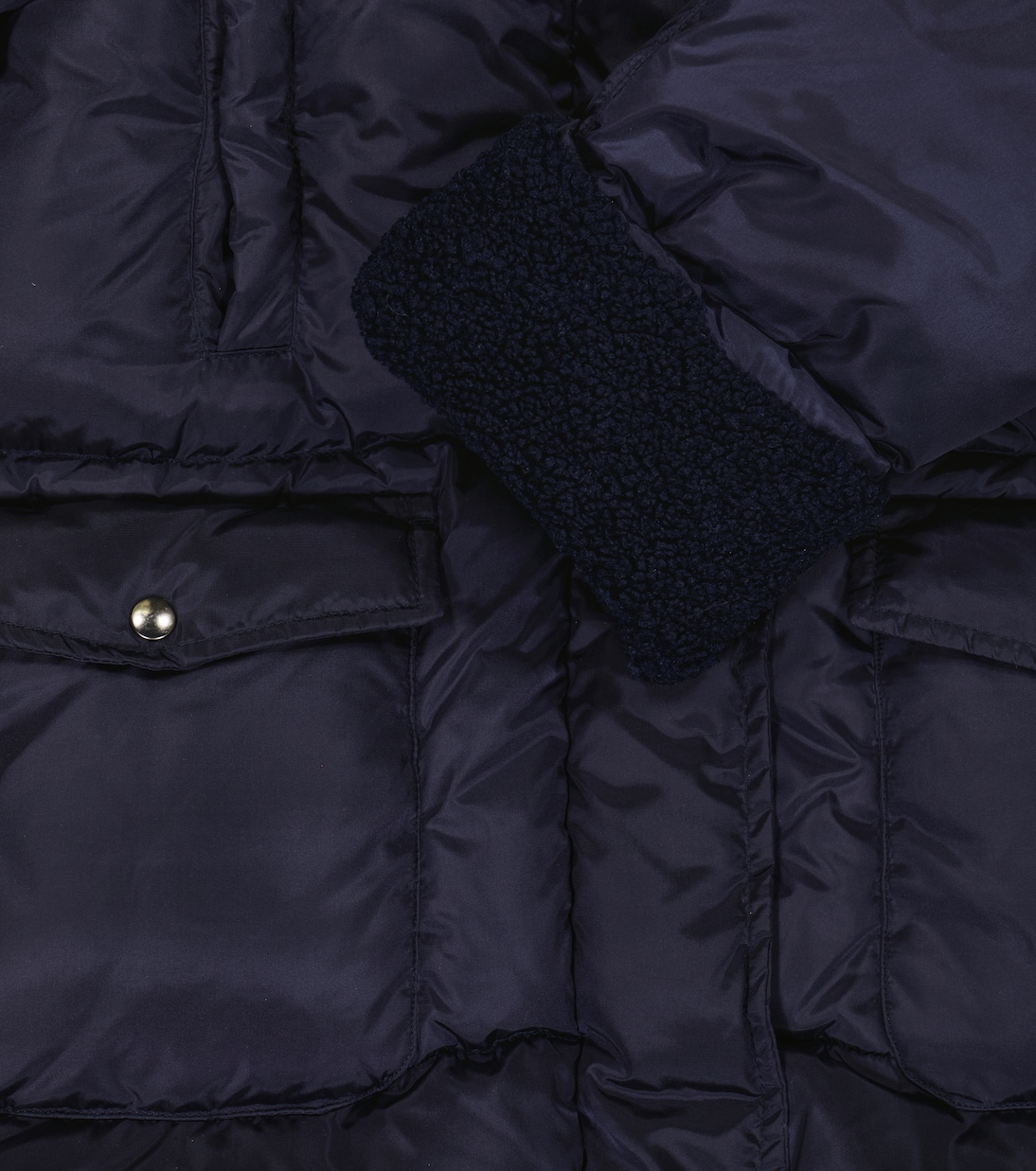 Teddy fleece down coat | Il Gufo