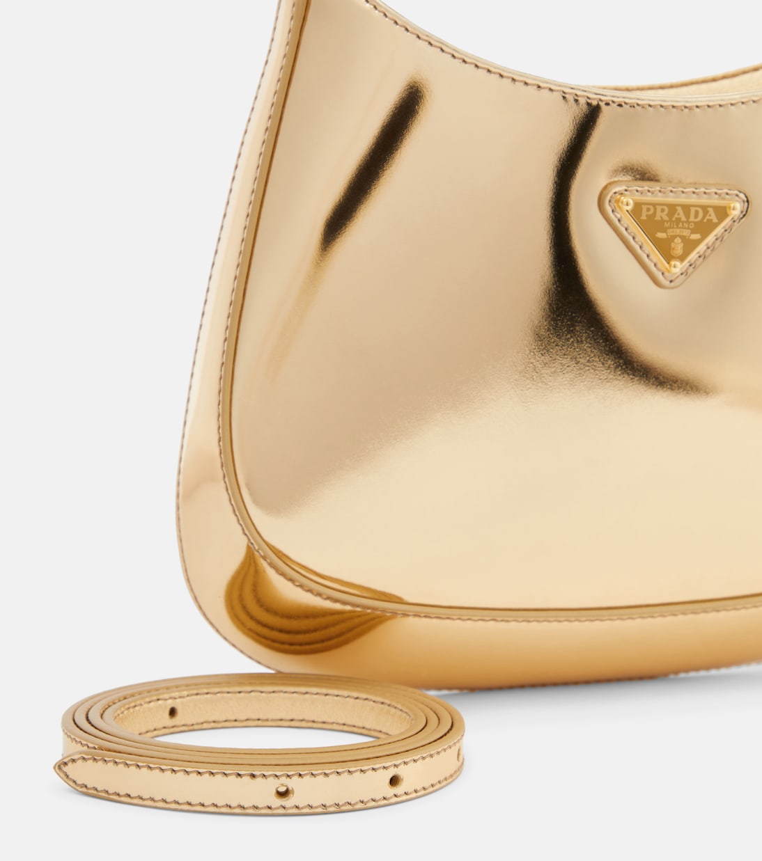 Cleo Small leather shoulder bag | Prada